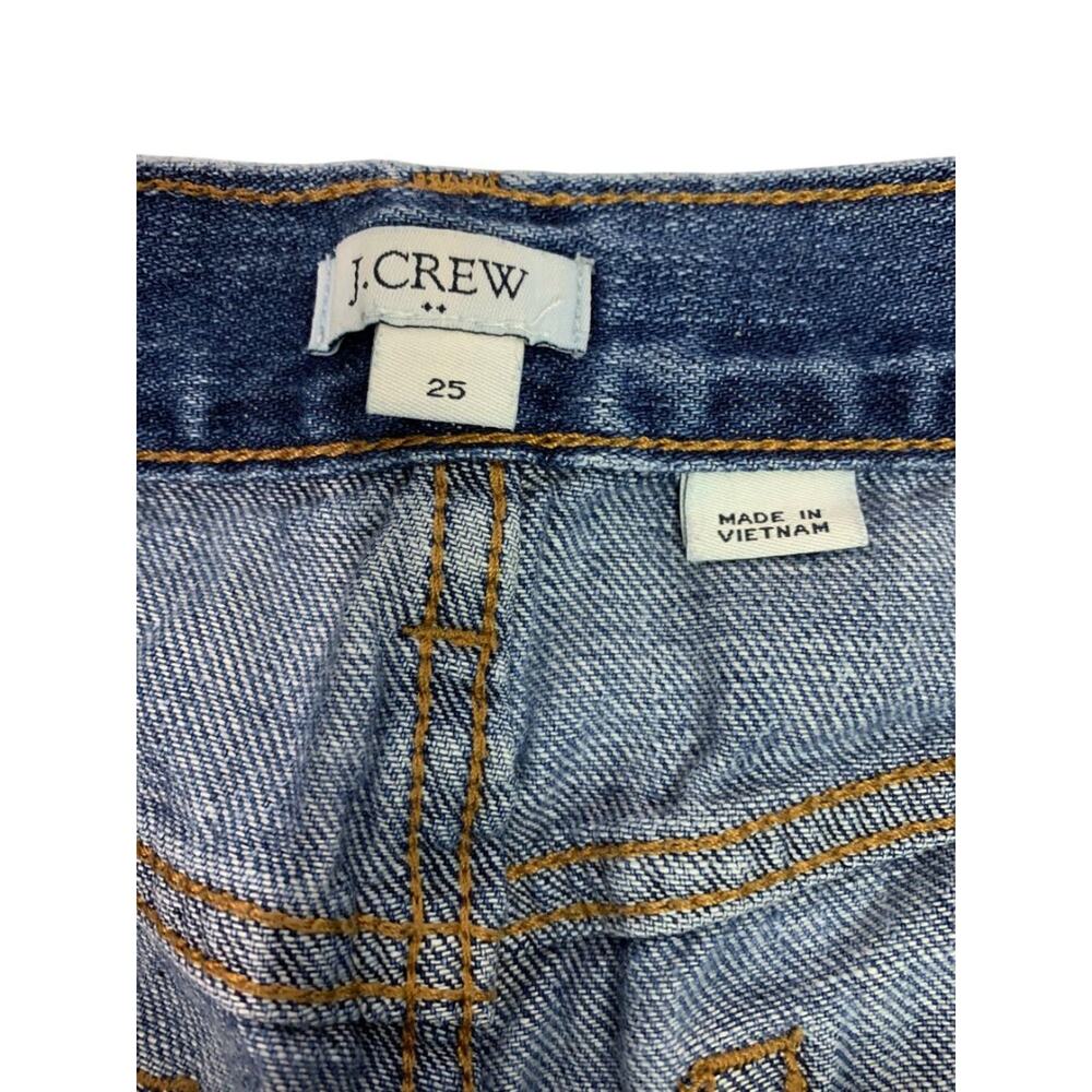 Size 25 J.Crew Womens Jean Shorts Denim Soft Cotton - Picture 6 of 7